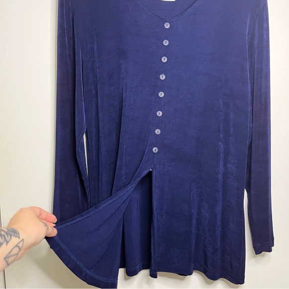 Vintage Matching Button Up Blouse & Skirt Set - Picture 9 of 13